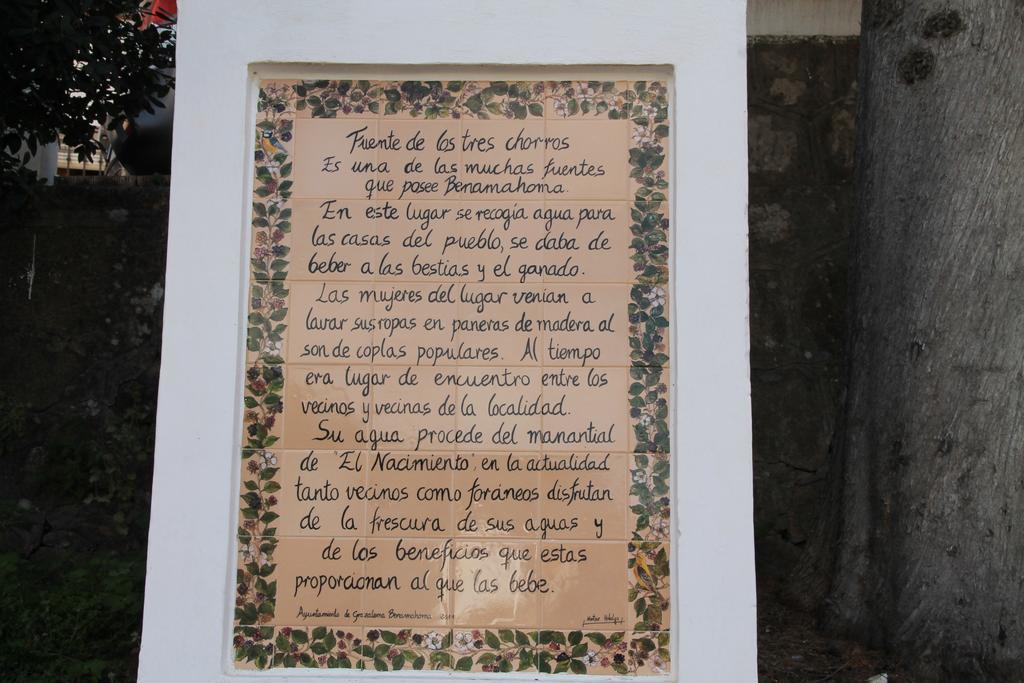 La Fuente De El Nacimiento Casa de hóspedes Benamahoma Exterior foto